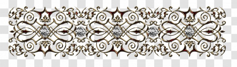 Ornament Visual Arts Clip Art - Black And White - Fence Transparent PNG