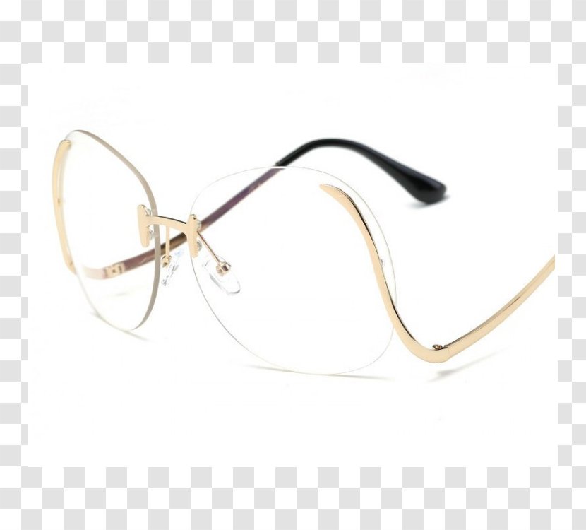 Goggles Sunglasses Rimless Eyeglasses Eyewear - Glasses Transparent PNG