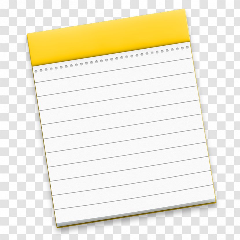 Material Notebook Yellow Paper Product - Notes Transparent PNG