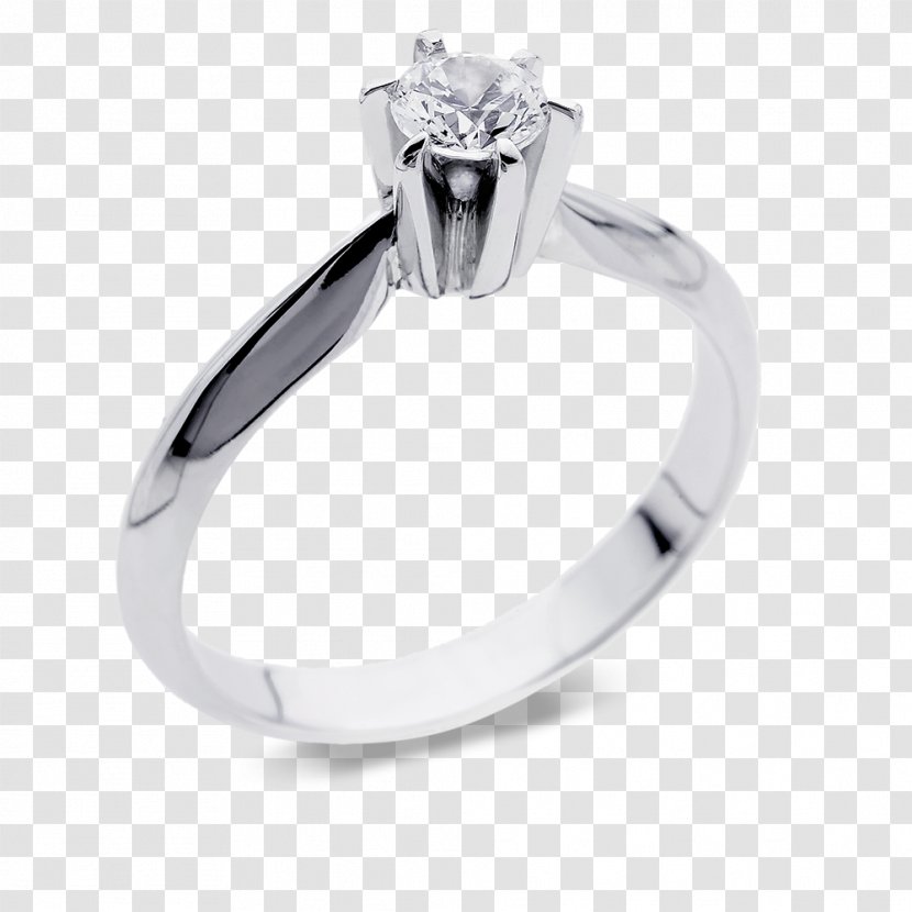 Silver Wedding Ring Body Jewellery - Jewelry Transparent PNG