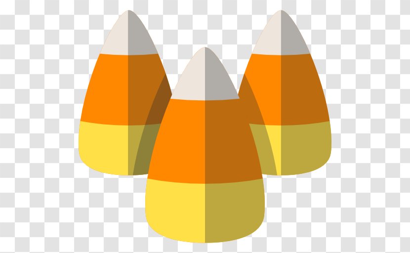 Candy Corn Food - Cone Transparent PNG