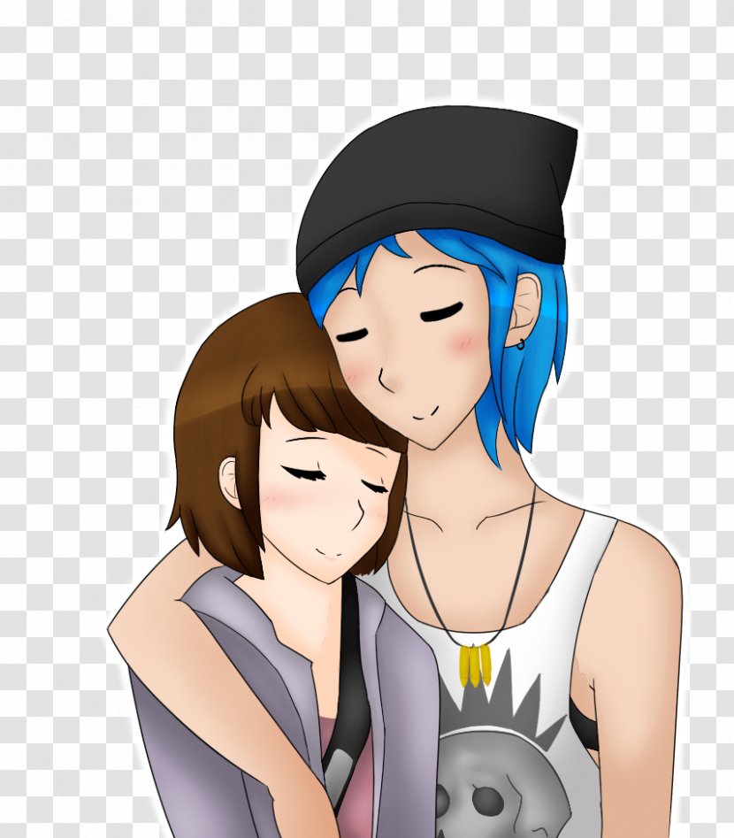 Life Is Strange Fan Art Drawing Image - Silhouette - Chloe Price Transparent PNG