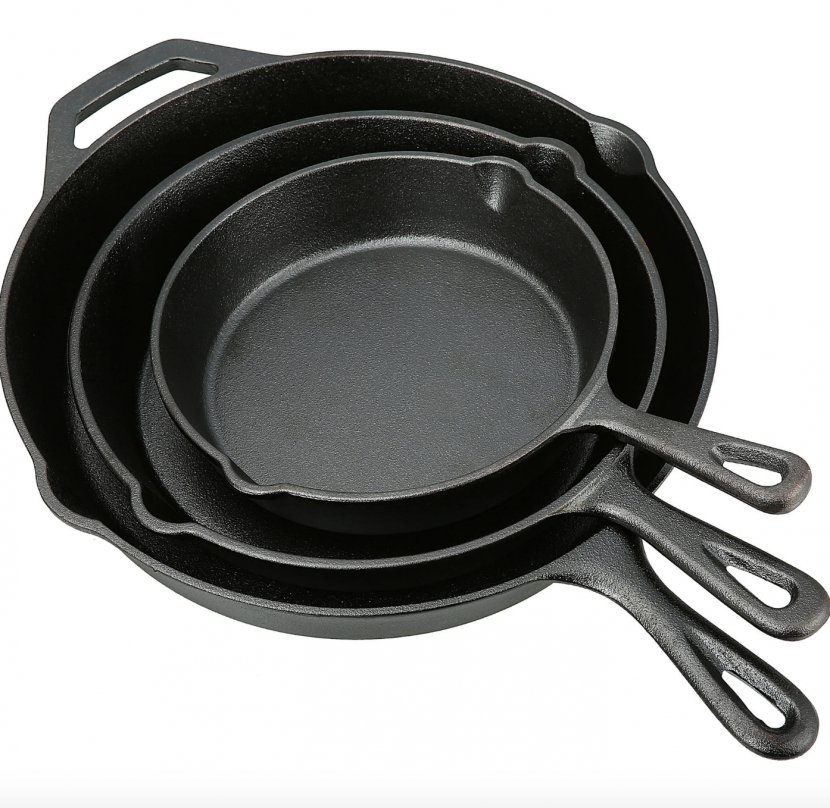Cast-iron Cookware Cast Iron Seasoning Frying Pan Transparent PNG