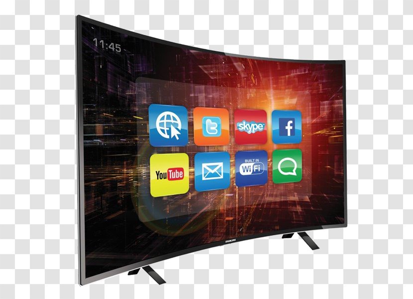 Television Set LED-backlit LCD 1080p Smart TV - Tv Tuner Cards Adapters Transparent PNG
