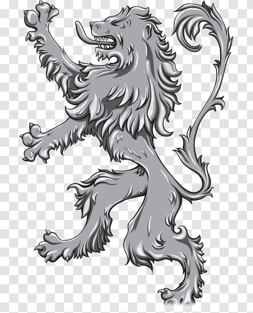 T-shirt Coat Of Arms Crest Symbol Griffin - Mythical Creature - Lions Terror Transparent PNG