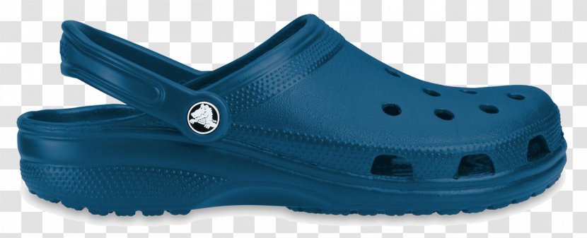 Crocs Shoe Clog Slipper Sandal - Slipon - Blue Shoes Transparent PNG