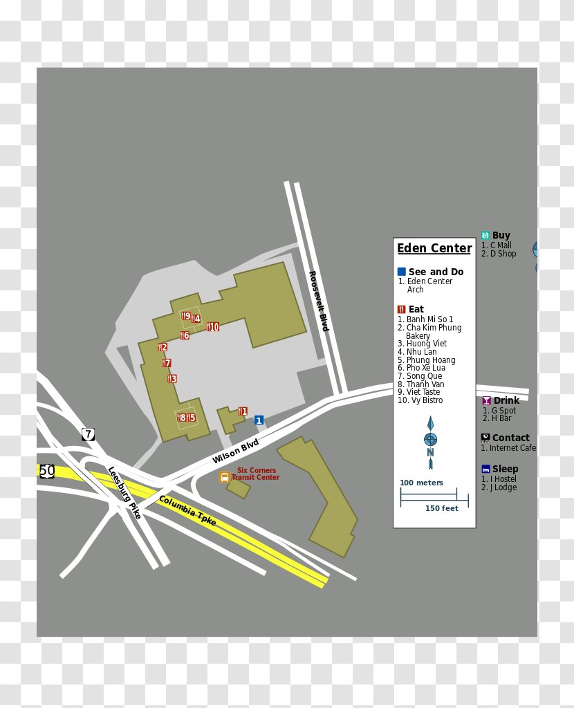 Eden Center Washington Metro Bus West Falls Church Public Transport - Brand - Travel Guide Transparent PNG