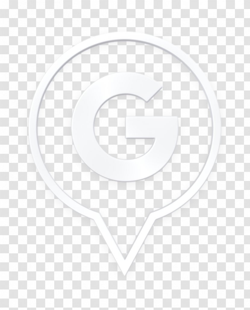 Google Logo Background - Emblem Blackandwhite Transparent PNG