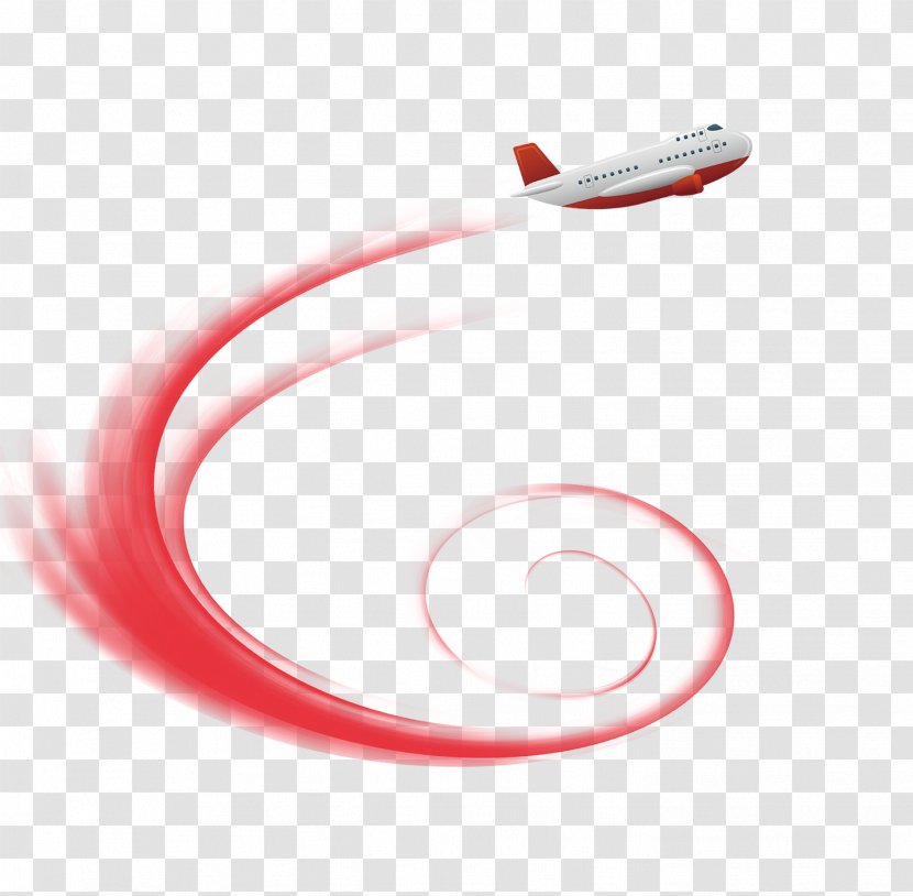 Designer - Close Up - Fly Flying Free Material Red Line Transparent PNG