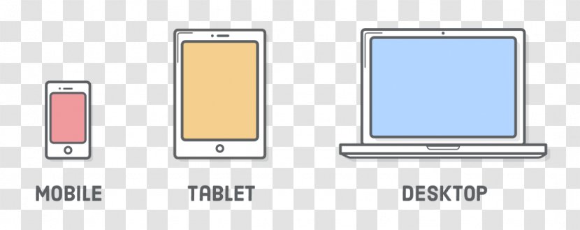 Responsive Web Design Handheld Devices Desktop Computers Android - Electronics Transparent PNG