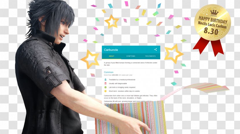 Final Fantasy XV Noctis Lucis Caelum VII PlayStation 4 Video Game - Birthday Transparent PNG