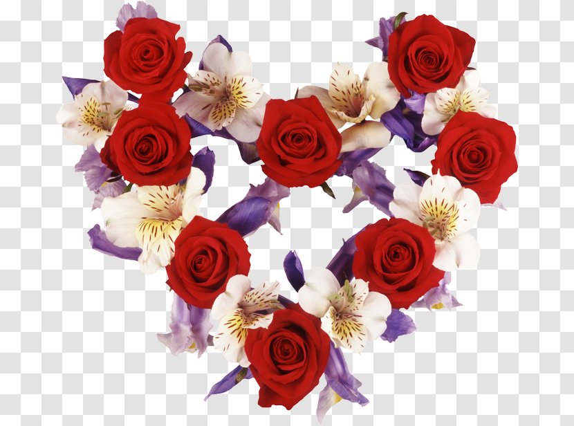 Valentine's Day Heart Flower Rose - Family Transparent PNG