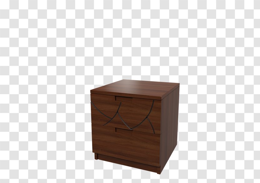 Bedside Tables Drawer File Cabinets - Wood Stain - Table Transparent PNG