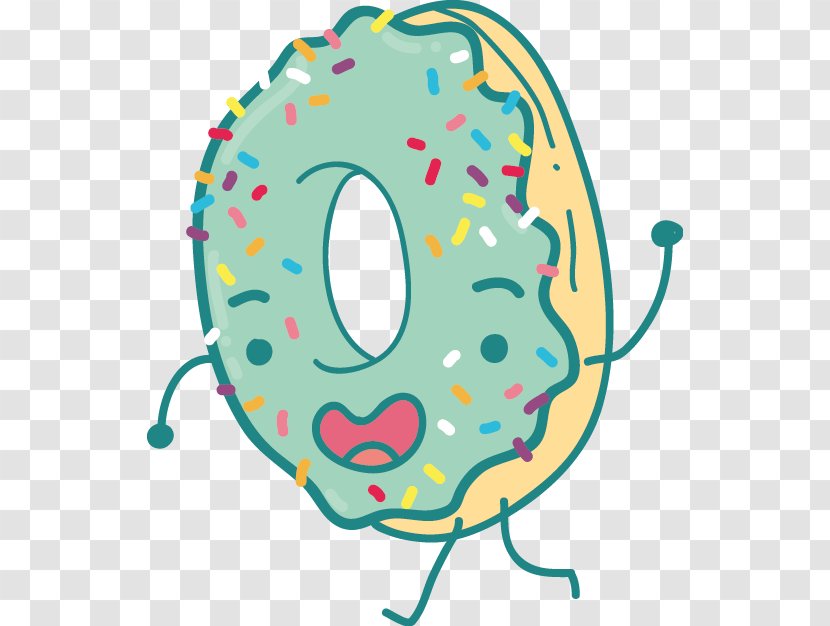 Doughnut Montreal-style Bagel Bakery Icing - Vector Running Transparent PNG