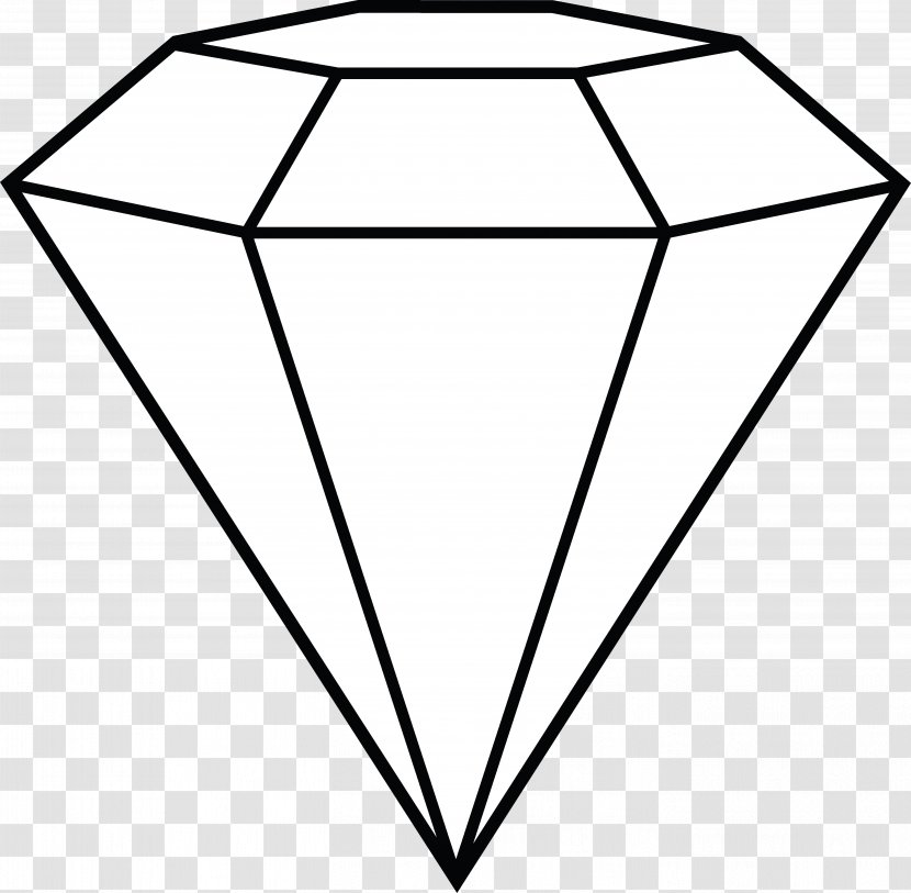 Drawing Diamond Sketch - Furniture - Watercolor Gem Transparent PNG