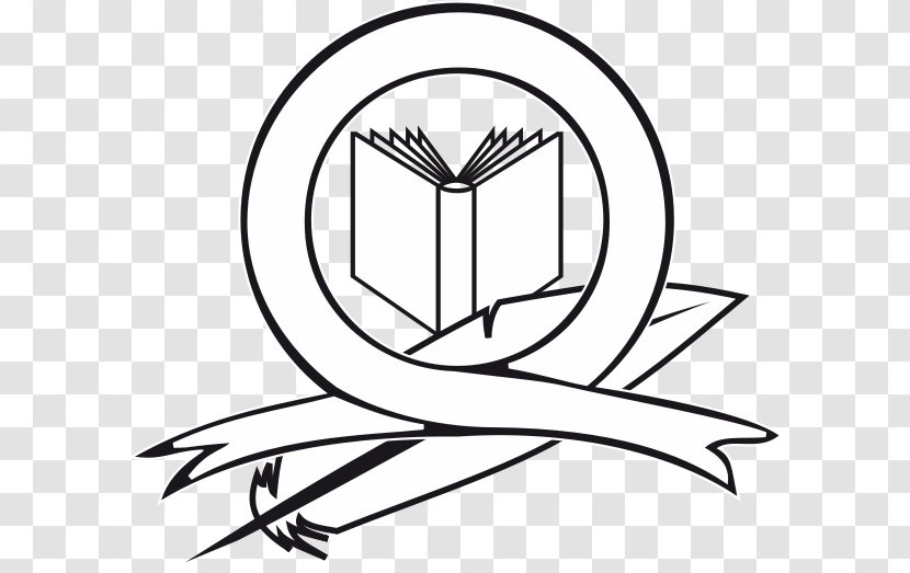 School Logo Clip Art - Black And White - Design Emblem Cliparts Transparent PNG