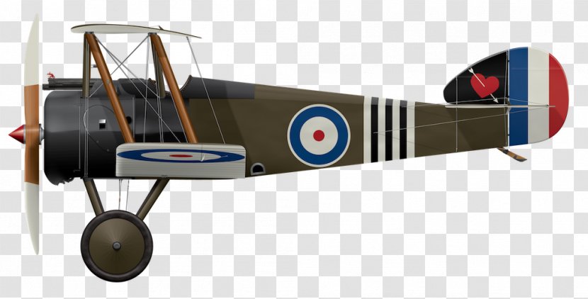 Sopwith Camel Airplane First World War Aircraft Aviation In I - Monoplane Transparent PNG