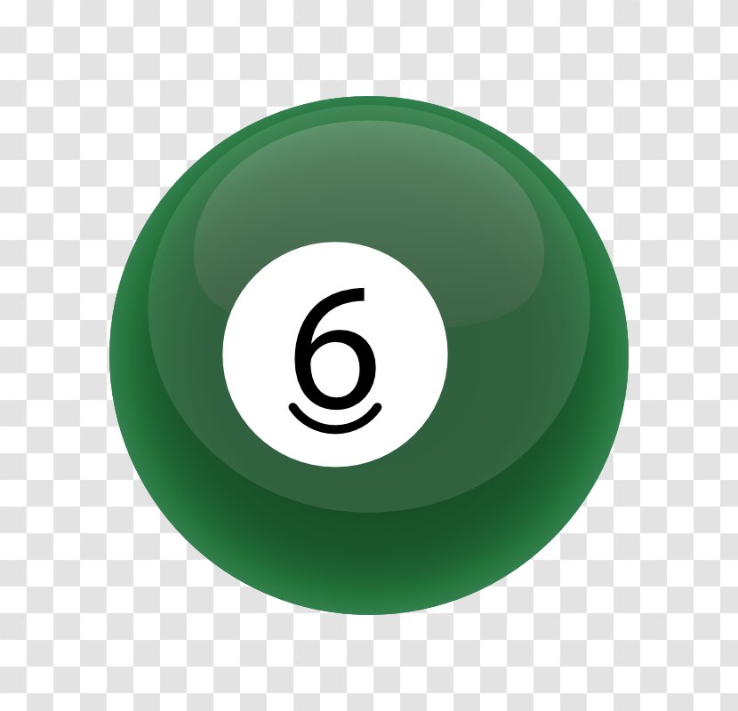 Billiard Ball Eight-ball Green Circle - Billiards - Pool Images Transparent PNG