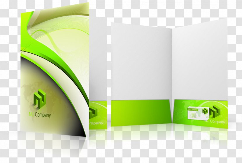 Presentation Folder Printing File Folders Business Cards - Card Stock Transparent PNG