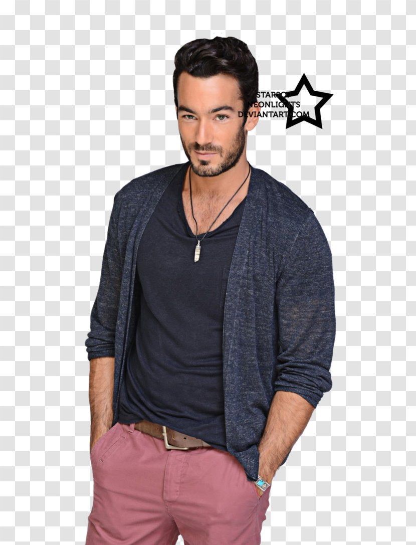 Aarón Díaz Santa Diabla Santiago Cano ZALORA Hoodie - Sleeve - Actor Transparent PNG