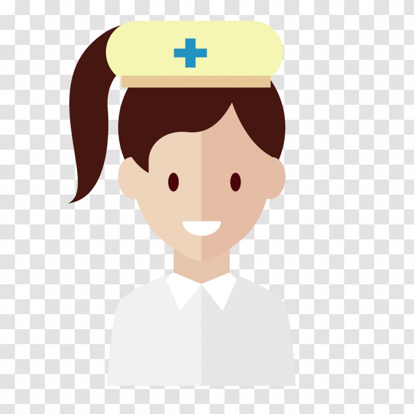 Cartoon Physician Drawing - Frame - Female Doctor Transparent PNG