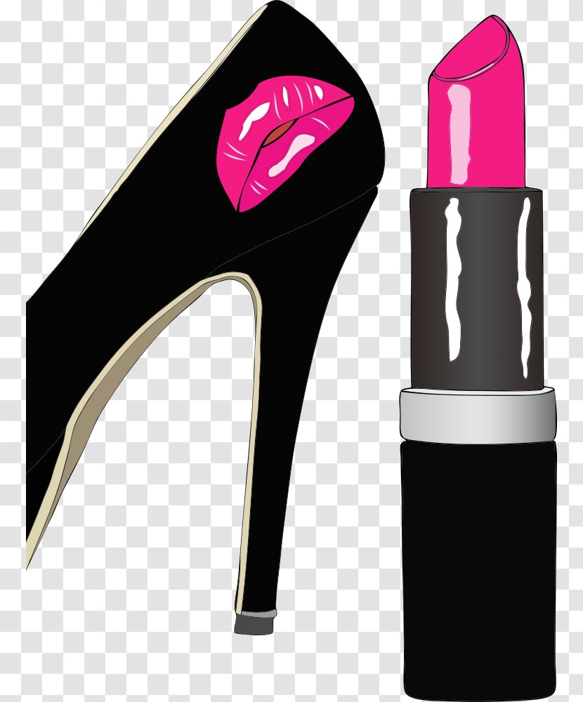 Lipstick Fashion Illustration - Shoe - Vector And Shoes On Transparent PNG