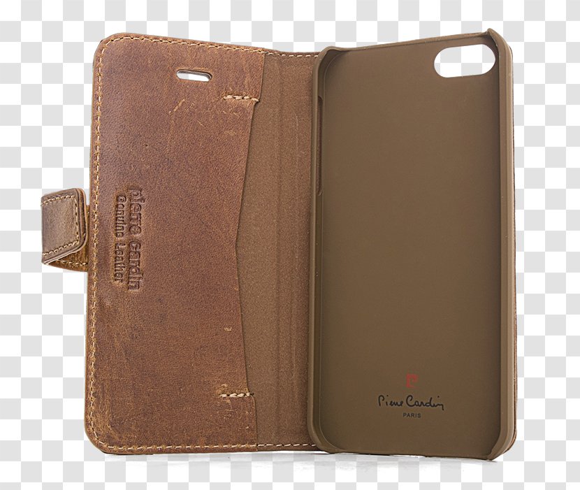 Wallet Leather - Brown - Pierre Cardin Transparent PNG