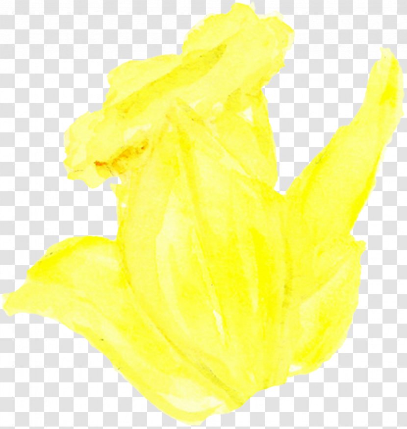 Yellow Hand Plant Transparent PNG