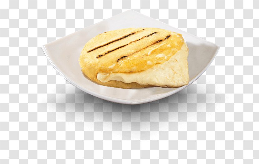 Arepa Toast Breakfast Sandwich Fast Food - Cream Cheese - Jamon Transparent PNG