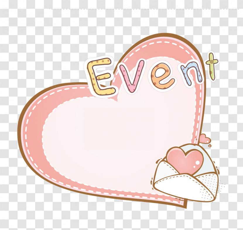 Pink Heart Love Transparent PNG