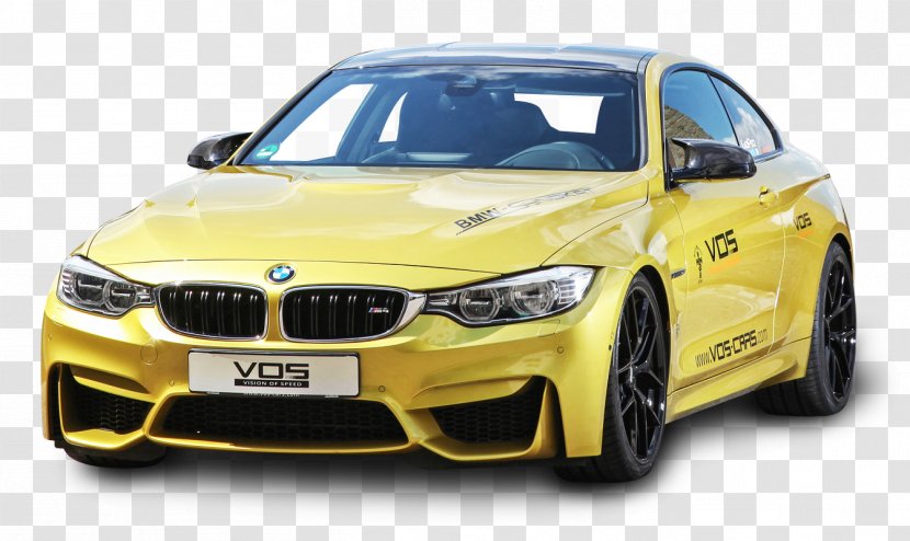 2015 BMW M4 M3 I8 Car - Mid Size - Yellow Transparent PNG