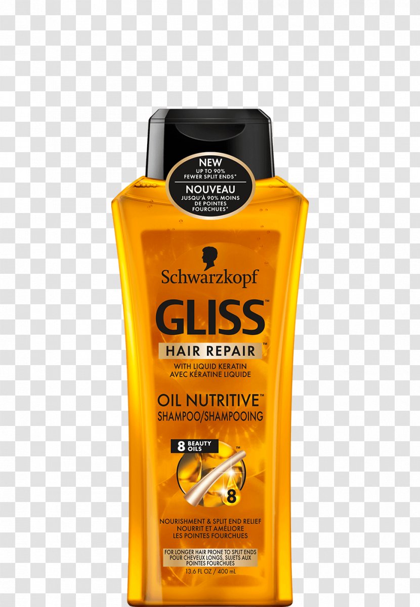 Schwarzkopf Gliss Ultimate Repair Shampoo Hair Conditioner Hairdresser - Lanolin - Oil Material Transparent PNG