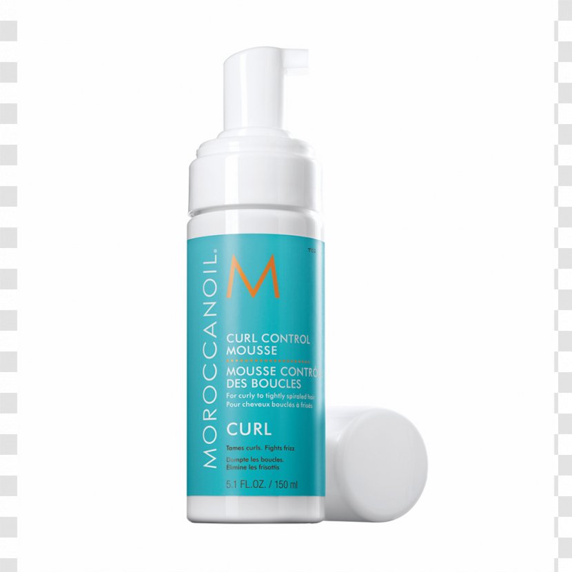 Moroccanoil Curl Control Mousse Hair Treatment Original Defining Cream Styling Products - Extra Volume Shampoo Transparent PNG