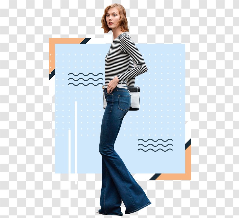 Jeans Denim Shoulder Fashion - Silhouette Transparent PNG