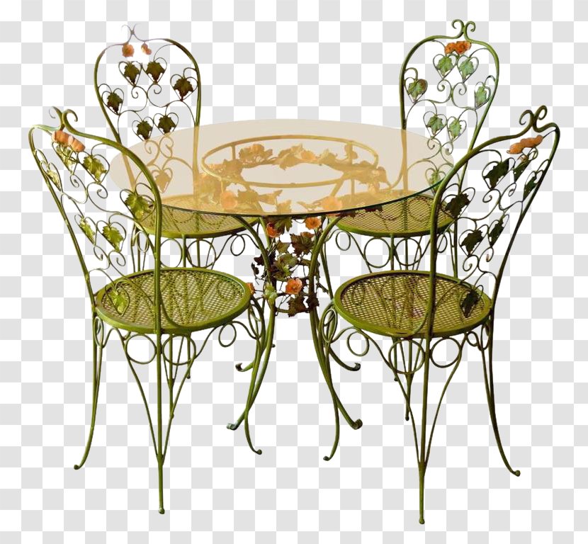 Table Garden Furniture Patio Transparent PNG