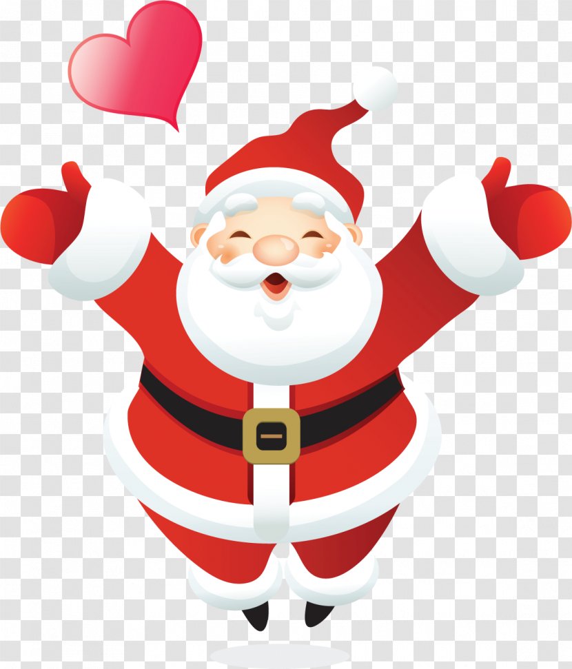 Santa Claus Christmas Clip Art - Hand Transparent PNG