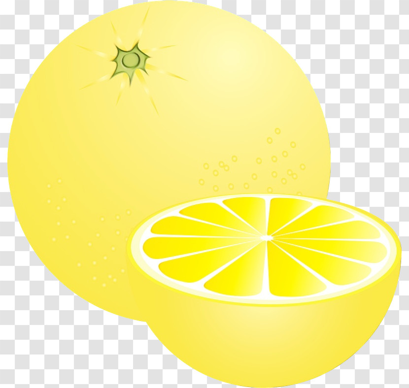 Lemon Citric Acid Sweet Lemon Grapefruit Citron Transparent PNG