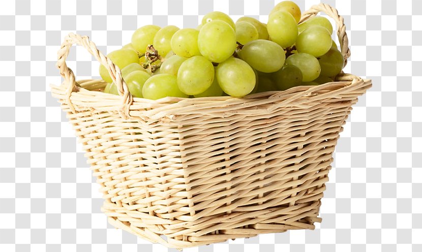 Grape Red Wine Harvest Fruit - Basket Transparent PNG