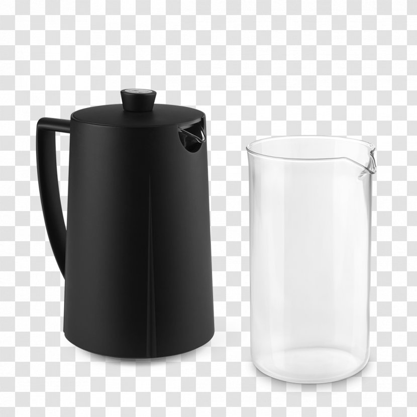 Jug Coffee French Presses Cafe Glass - Plunger Transparent PNG