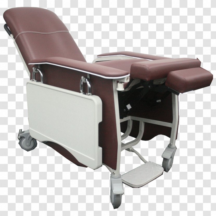 Recliner Barber Chair Cushion Bedside Tables Transparent PNG