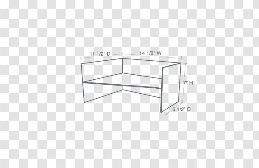 Drawing White Diagram - Table - Office Organiser Transparent PNG