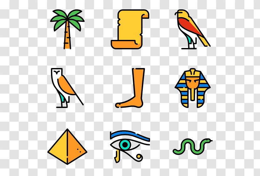 Ancient Egypt Chemical Element Symbol - Yellow - Pharaoh Transparent PNG