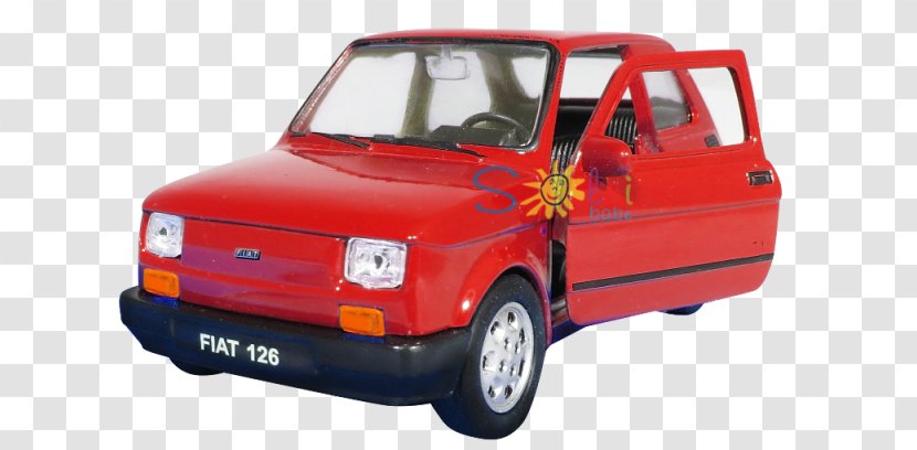 Fiat 126 Car Child Van - Motor Vehicle Transparent PNG