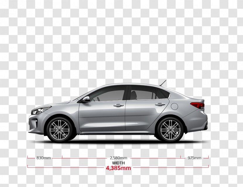 Kia Motors Car 2015 Rio 2018 - Mid Size Transparent PNG