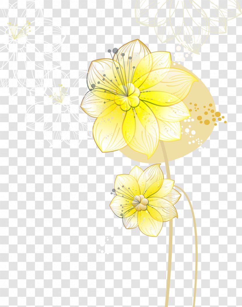 Yellow Flower Computer File - Floristry - Dream Transparent PNG