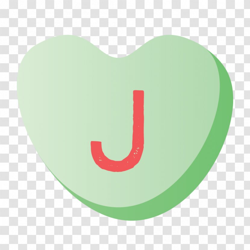Green Font - Heart - Design Transparent PNG