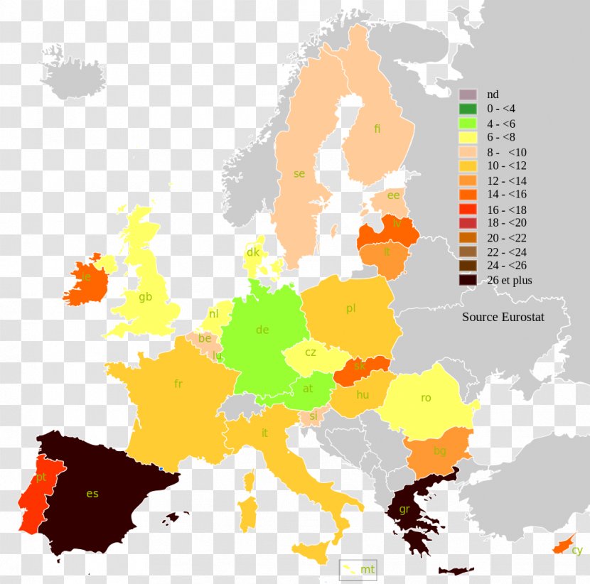 Iberian Peninsula European Union Debt Crisis Unemployment Wikipedia - Country - Population Transparent PNG