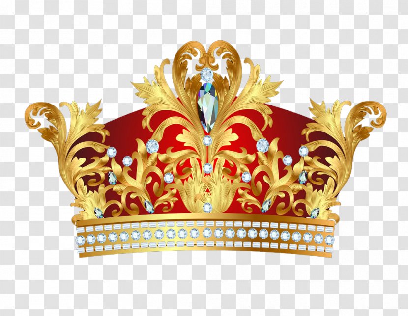 Gold Diamond Crown Photos Transparent PNG