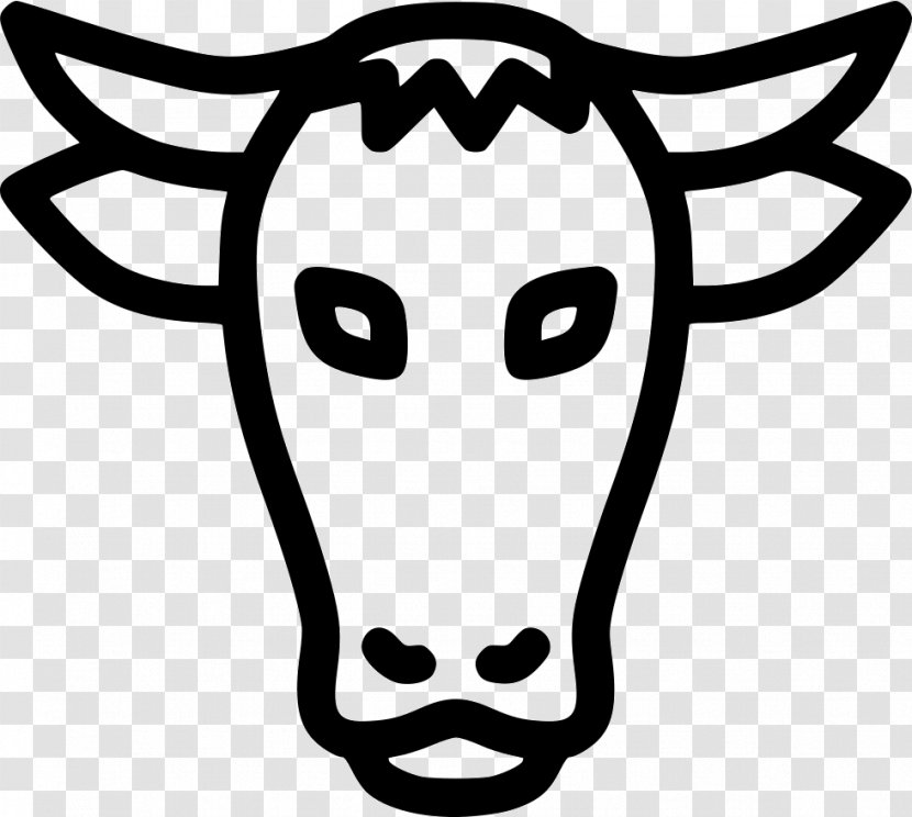 Cattle Clip Art Calf Bull - Monochrome Photography Transparent PNG