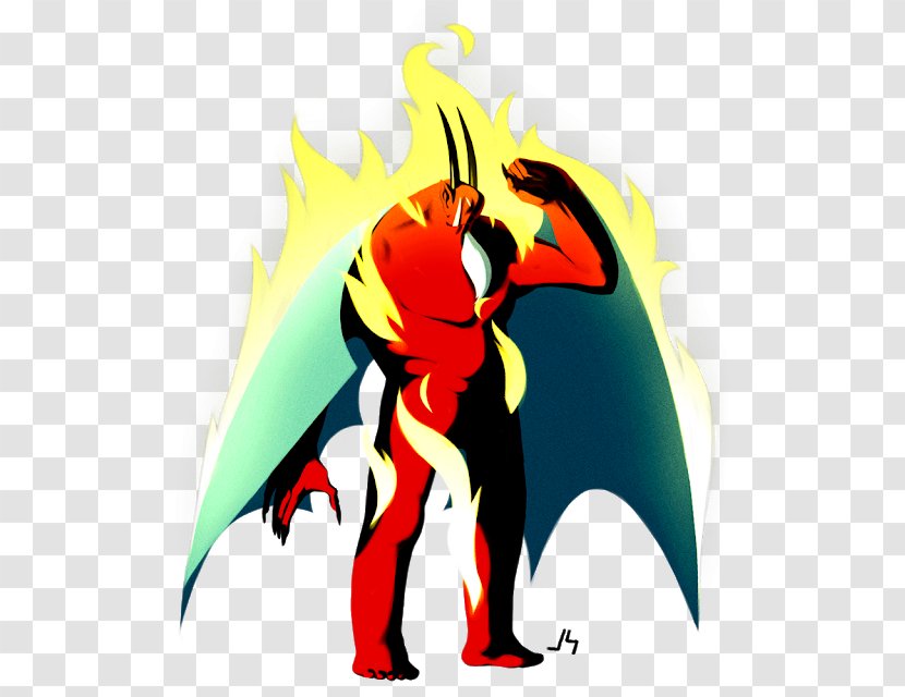 Pit Fiend Fantasy Drawing - Wing Transparent PNG